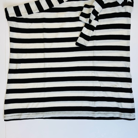 NWT Anthropologie Maeve Striped One-Shoulder Bow Top - Picture 8 of 16